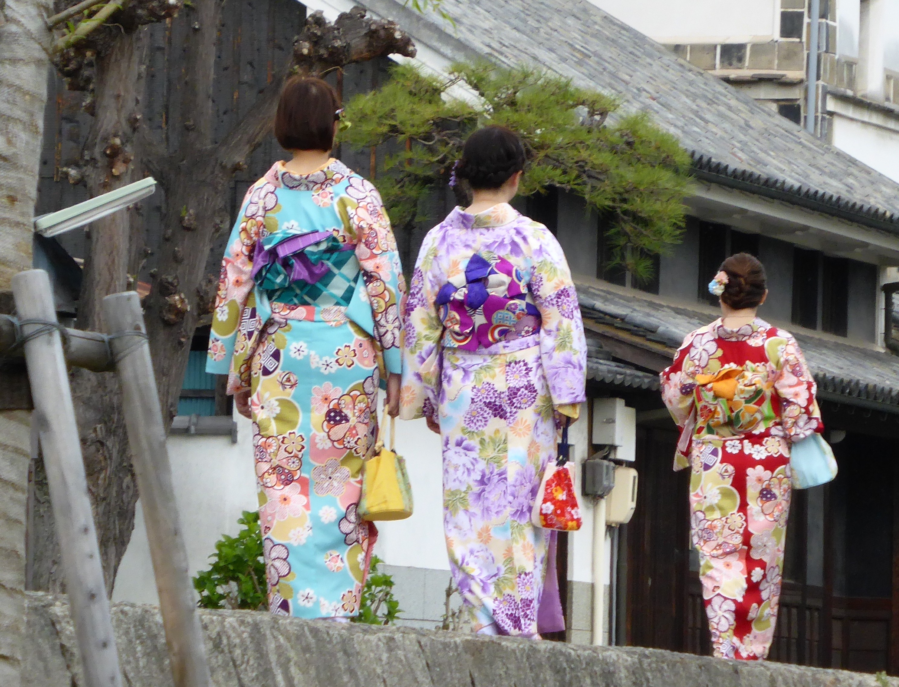 Kimono-Mädchen, Kurashiki/Japan