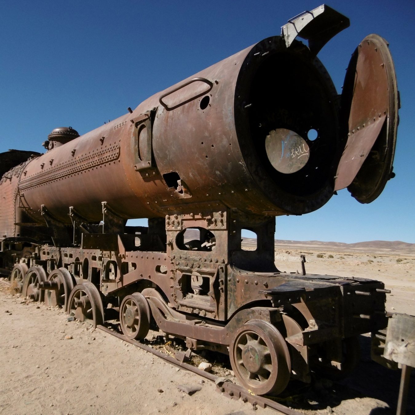 Eisenbahnfriedhof Uyuni/Bolivien