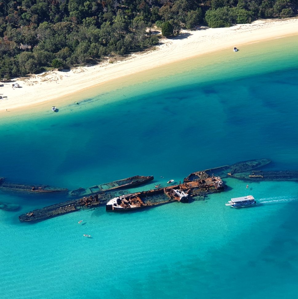 Tangalooma Shipwreck, Moreton Island/Australien